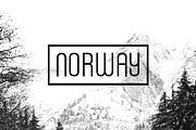 NORWAY - Unique Display Typeface, a Font by Designova®