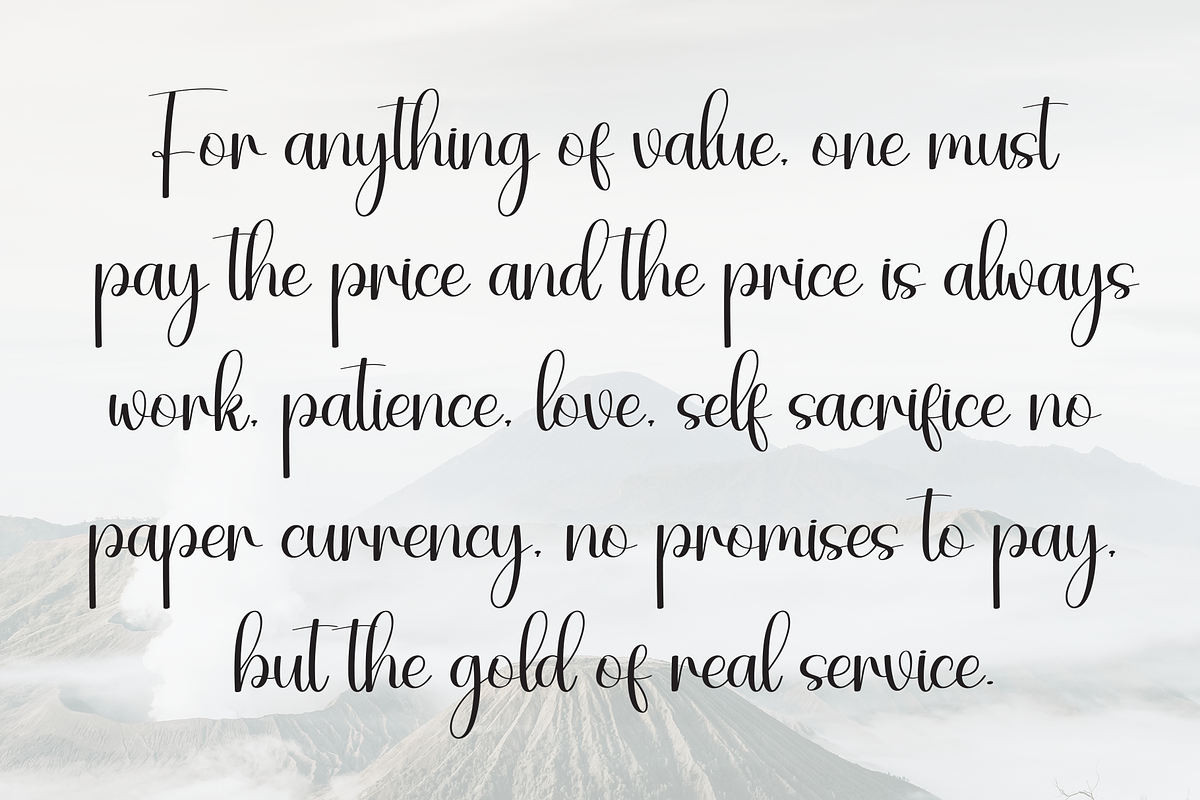 Lighting | Script Font, a Handwritten Font by Scratchones (Photo 6 of 9)