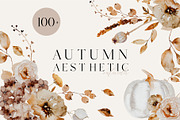 AUTUMN AESTHETIC - fall watercolor, a Seasonal Illustration by Youksy (Thumbnail 1 of 11)