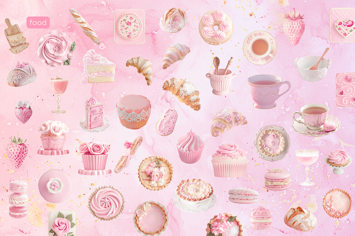 Pink Collage elements, an Object Graphic by JulsIst (Photo 2 of 11)