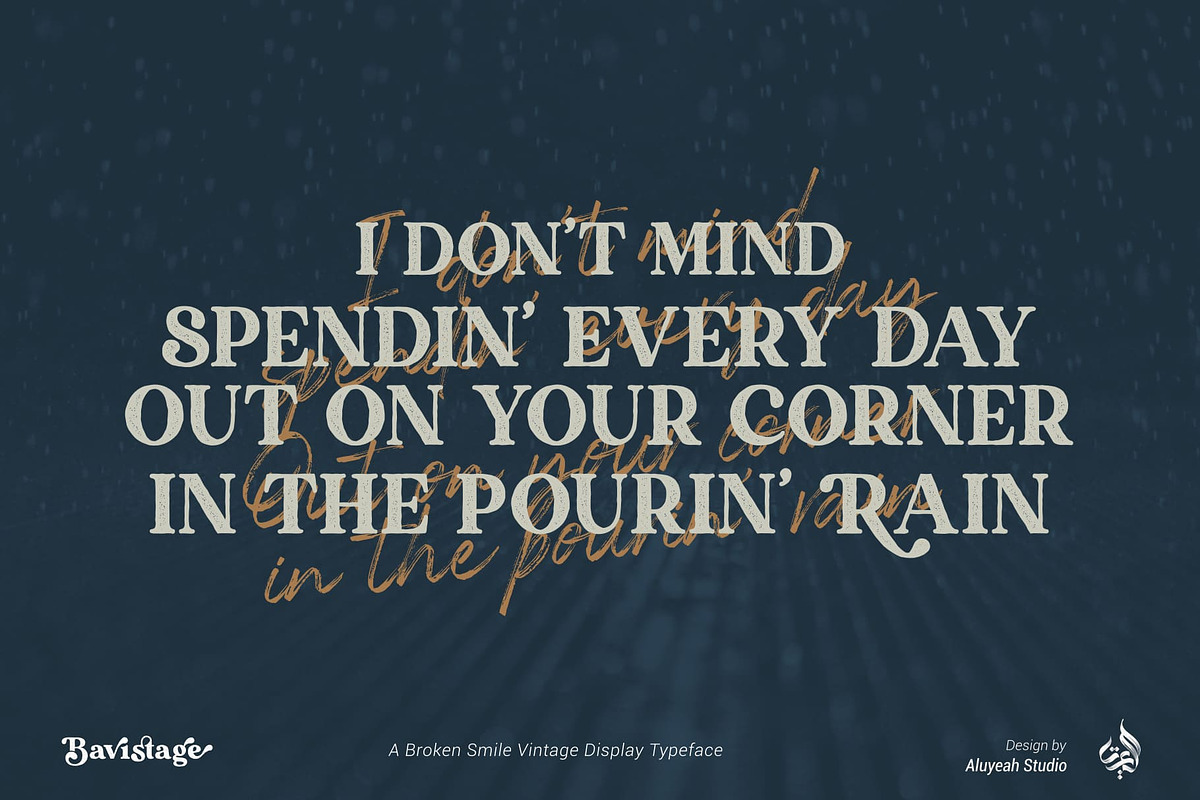 Bavistage, a Serif Font by Aluyeah Studio (Photo 3 of 15)