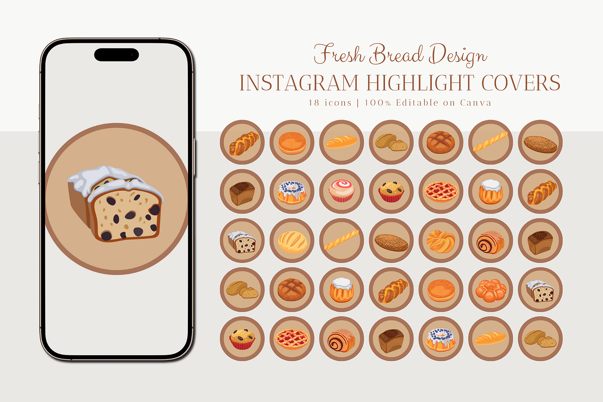 INSTAGRAM HIGHLIGHT COVERS, a Social Media Template by The Little Lily Studio (Photo 2 of 5)