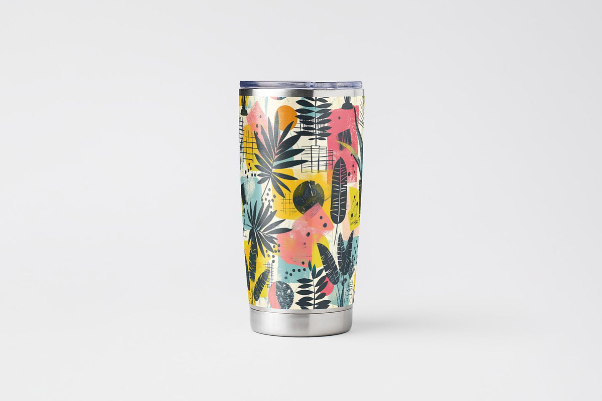 10 Tropical Geometry Revival Pattern, a Pattern Graphic by Inknfolly (Photo 4 of 6)