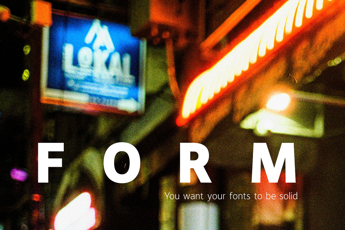 Linear Form Neue | A Sans Serif Font, a Sans Serif Font by Supersimbo © (Photo 10 of 11)