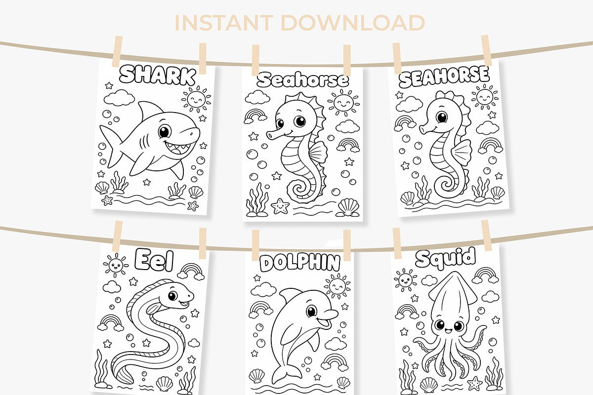 Animal Coloring Book for Kids, an Education Illustration by Mohammad Sarfaraz (Photo 13 of 13)