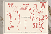 Elegant Bows & Frames – Clipart, a Decorative Illustration by NatalieArtsDenysenko (Thumbnail 8 of 11)