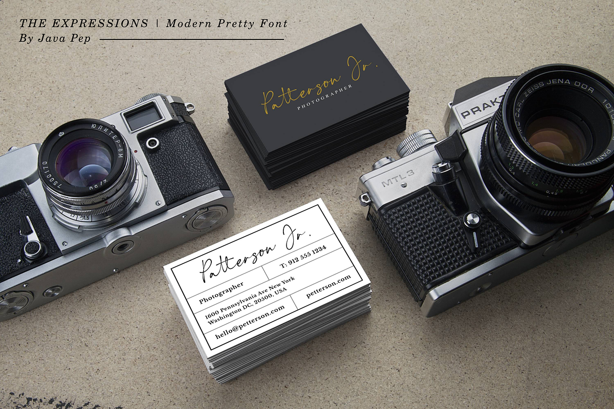 The Expressions / modern pretty font, a Script Font by Java pep (Photo 11 of 16)
