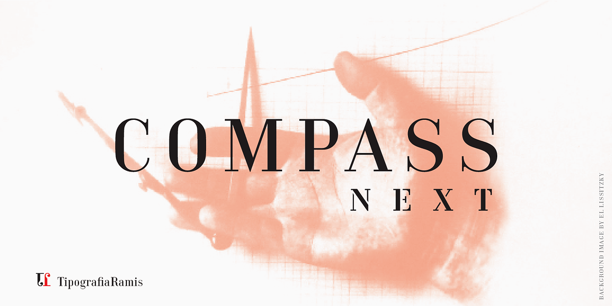 Compass Next, a Serif Font by TipografiaRamis (Photo 1 of 9)