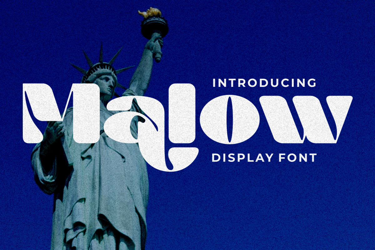 Malow - Display Font, a Sans Serif Font by PutraCetol Studio (Photo 1 of 12)