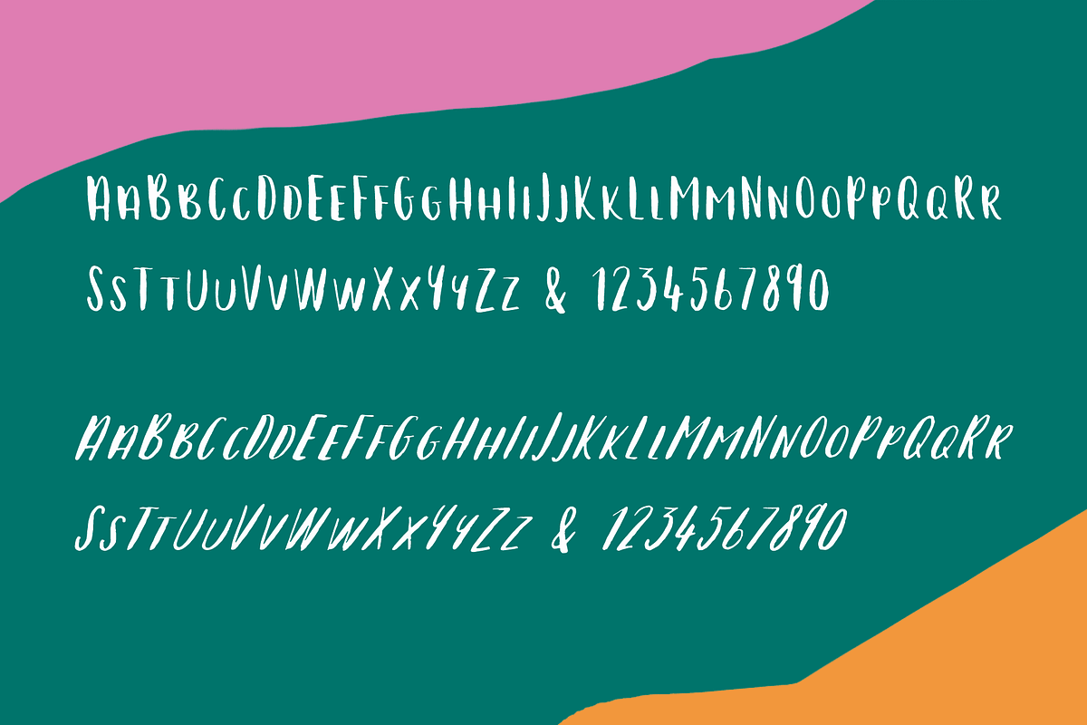 Brush lettering font - greetings cards preview 3