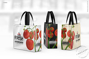 Short Handle Eco Shopping Bag Mockup, a Packaging Mockup by INCDesign (Thumbnail 5 of 14)