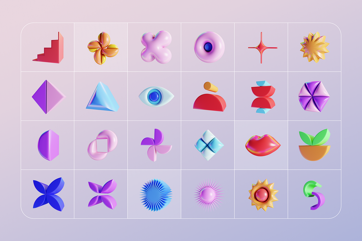 GEO/3D 220+ Colorful illustrations, an Object Graphic by assetpro.design (Photo 11 of 17)