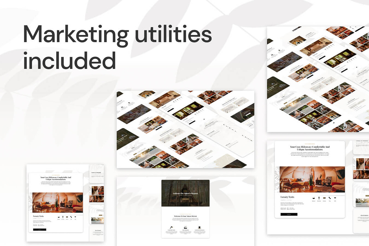 NatureHeaven - Glamping Website, an UI Kit Template by EGO Creative Innovations (Photo 2 of 5)