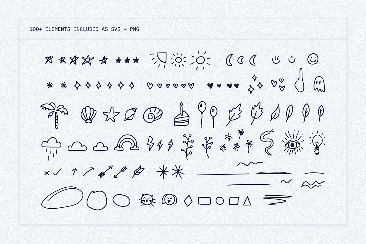 Poppy Fineliner Fun Handwriting Font, a Sans Serif Font by TYPEHEIST (Photo 5 of 9)