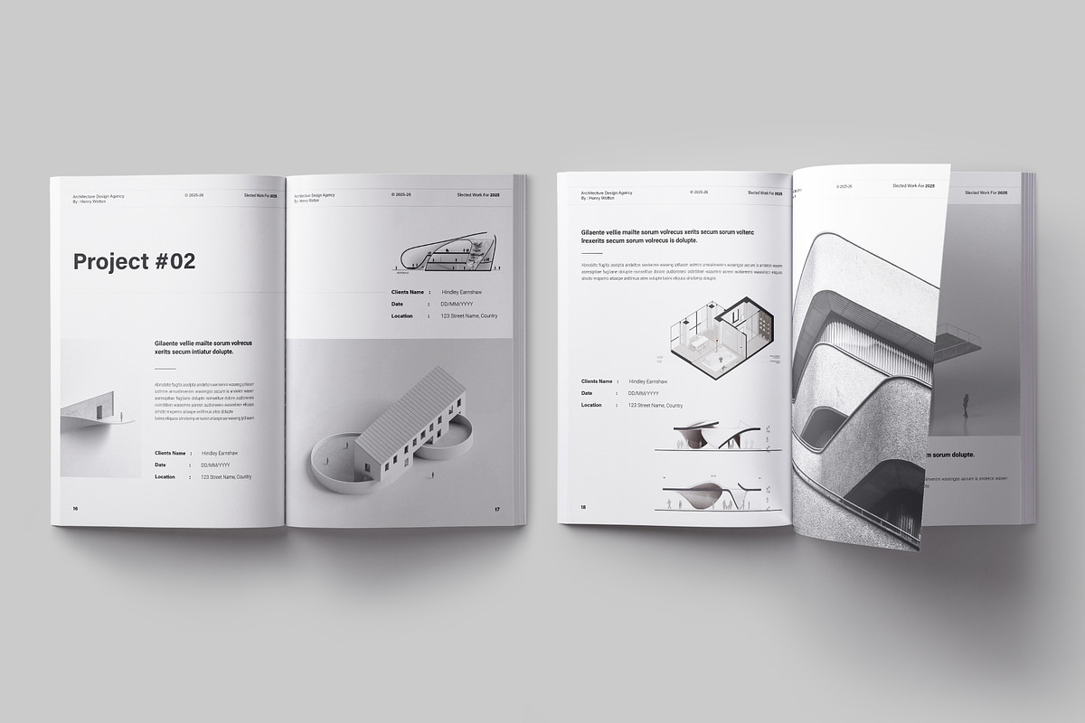 Architecture Portfolio Template, a Brochure Template by ElvinPrint (Photo 7 of 17)