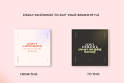Retro Gradient Insta Quotes, a Social Media Template by Kseniia_Design (Thumbnail 3 of 9)