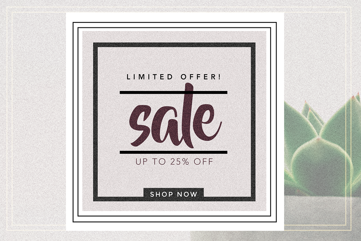 GRUNGE Social Media sale banner pack, a Social Media Template by Vova (Photo 8 of 10)