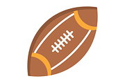 Rugby Ball Flat Icon, an Icon by Pexelpy (Thumbnail 2 of 2)