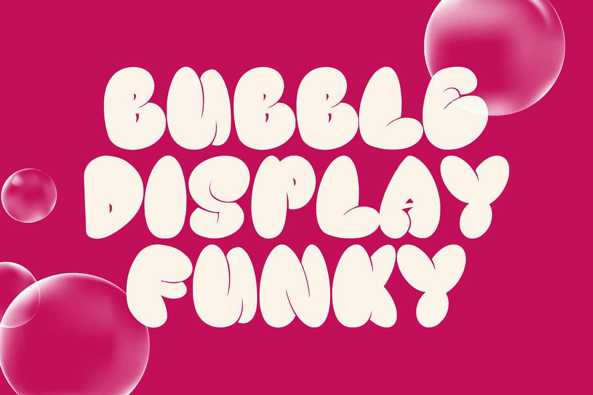 Bogu Bogu Fat Bubble Graffiti Font, a Handwritten Font by Maulana Creative (Photo 3 of 7)