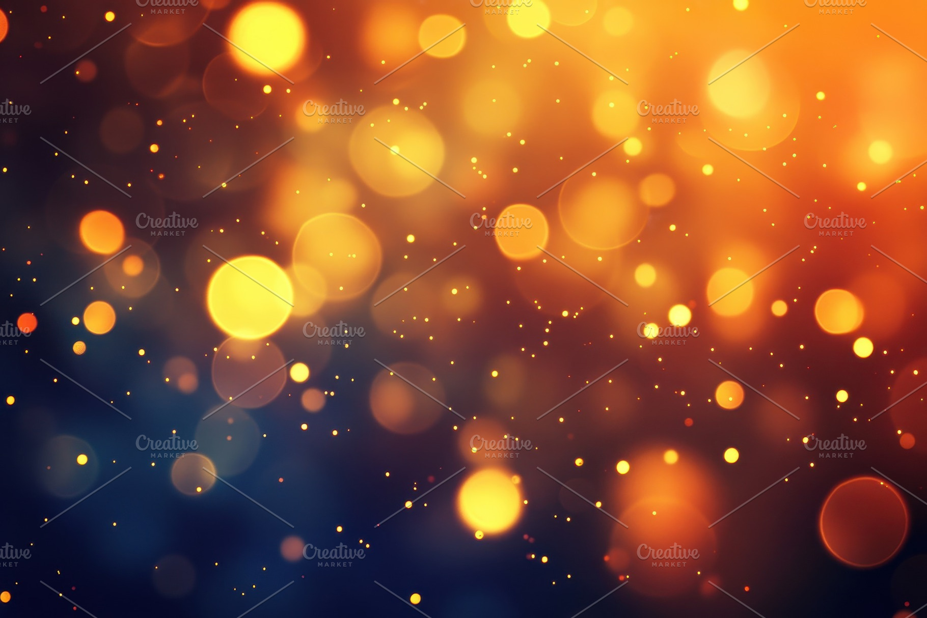 Golden, orange, and yellow lights, a Photo by Pavel_design