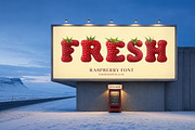 Raspberry Font, a Serif Font by Handmadefont (Thumbnail 3 of 18)
