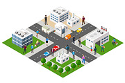 Isometric individual's way of life, an Illustration by AlexZeL (Thumbnail 1 of 5)