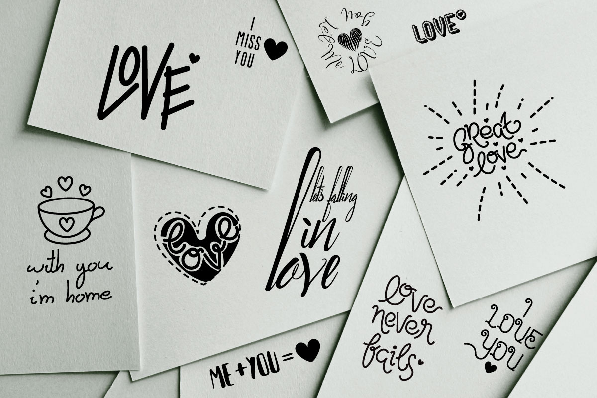Valentine Edition Dingbats preview 2