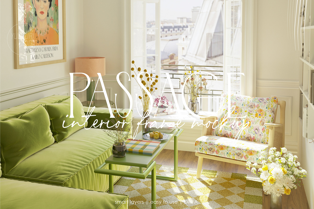 PASSAGE | Interior Frame Mockups, a Household Mockup by yuliyuri.studio (Photo 1 of 19)