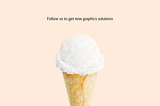 Ice Cream Cone Mockup, a Merchandise Mockup by rebrandy (Thumbnail 8 of 8)