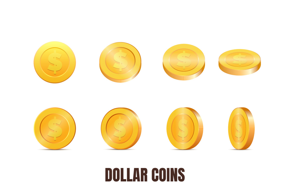 Coins Vector Pack, a Graphic by Max Letters (Photo 2 of 7)