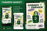 Garden Farmers Market Flyer Set, a Flyer Template by Annora Studio (Thumbnail 1 of 6)