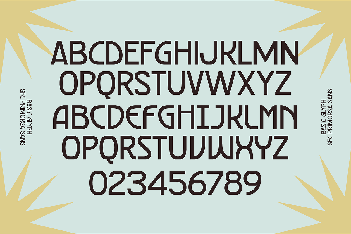 SFC Primorsa Sans - 20 Fonts, a Sans Serif Font by Skilline Supply Co. (Photo 4 of 13)