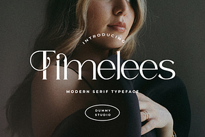 Timeless Serif Typeface Font