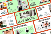 Brand Proposal Google Slides, a Presentation Template by rgbryand (Thumbnail 1 of 6)