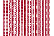 Ruby Red Lace Border Clipart, an Illustration by Amanda Ilkov (Thumbnail 5 of 5)