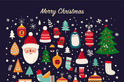 Merry Christmas collection, a Seasonal Illustration by MoleskoStudio (Thumbnail 7 of 22)