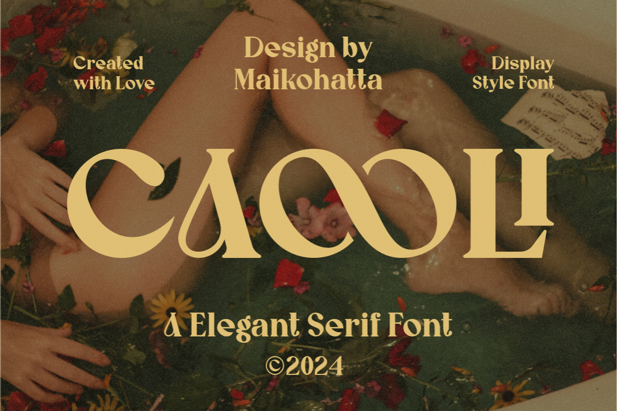 Caooli - Elegant Serif Font, a Serif Font by MaikoHatta (Photo 1 of 8)