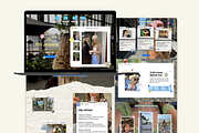 UGC Portfolio Website for Canva, an App Template by Meraki Templates (Thumbnail 1 of 7)