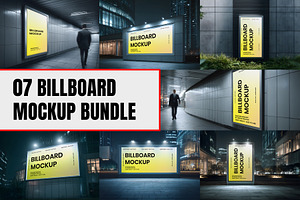 Urban Billboard Mockups Bundle, an Advertising Mockup by GenesisCreativeCo