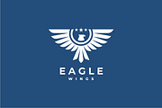 Eagle Wings Logo Template, a Branding & Logo Template by yopie (Thumbnail 2 of 3)