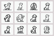Dog Logo Bundle Illustrations, an Animal Illustration by Vectorium Studio (Thumbnail 1 of 3)