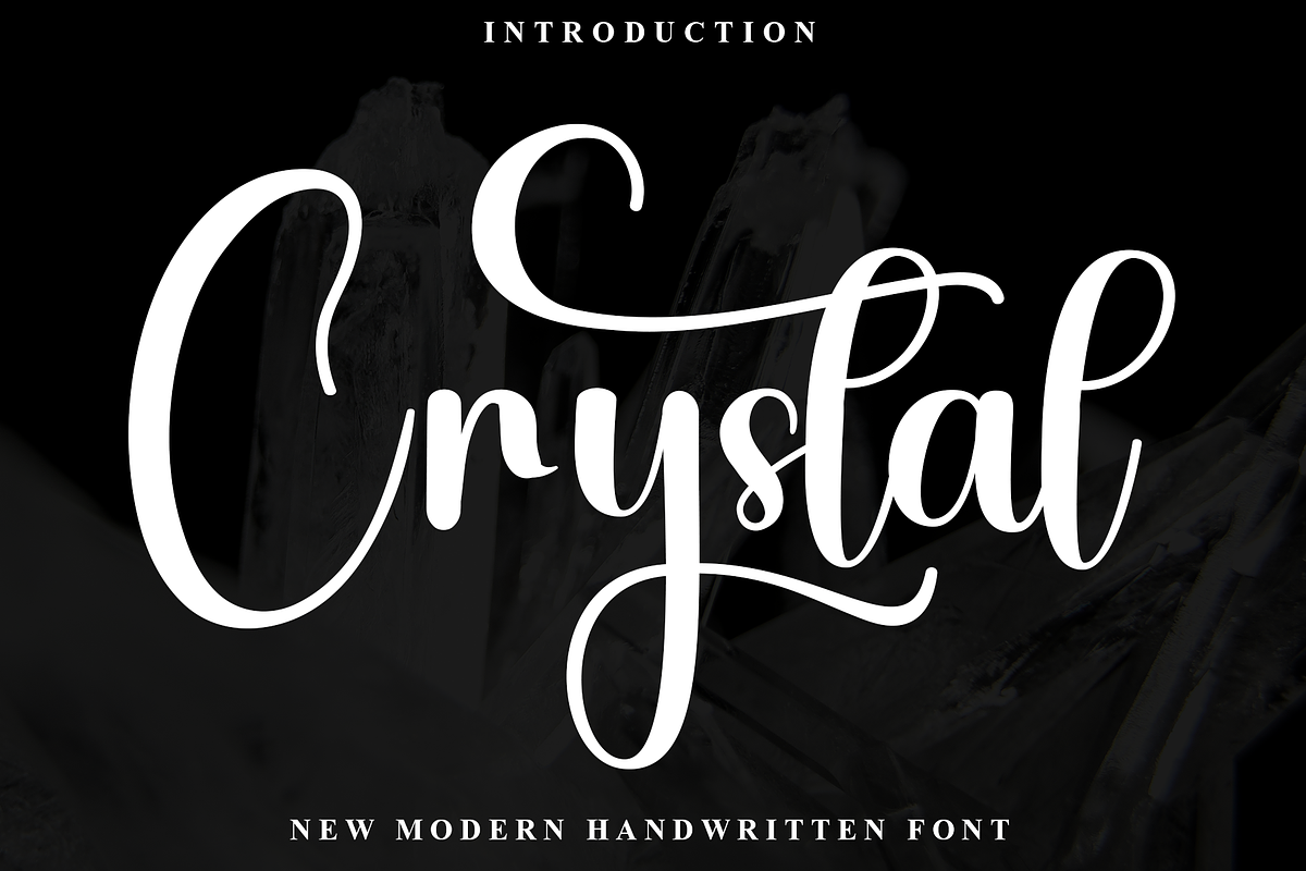 Crystal, a Handwritten Font by InermediaSTUDIO (Photo 1 of 8)
