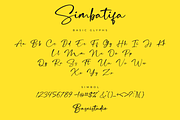 Simbatifa a Handwritten Font, a Handwritten Font by Basnistudio (Thumbnail 10 of 13)