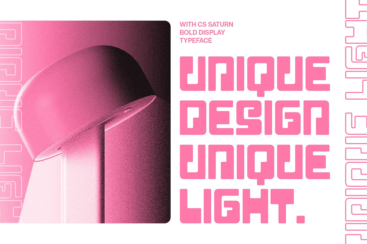 CS Saturn – Bold Display Font, a Sans Serif Font by Craft Supply Co. (Photo 2 of 8)