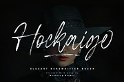 Hockaige - Elegant Handwritten Brush, a Handwritten Font by Sealoung (Thumbnail 1 of 12)
