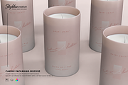 Set of Candles Mockup, an Advertising Mockup by skybluecreative (Thumbnail 1 of 2)