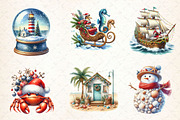Merry Maritime Christmas Clipart, a Work Illustration by Dream Creation (Thumbnail 2 of 5)