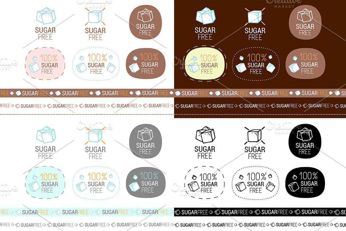 9 in 1! Food signs set, an Object Graphic by SunnyWS (Photo 4 of 10)