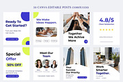 Modern Business Instagram Post Packs, a Social Media Template by Arslan (Thumbnail 3 of 6)