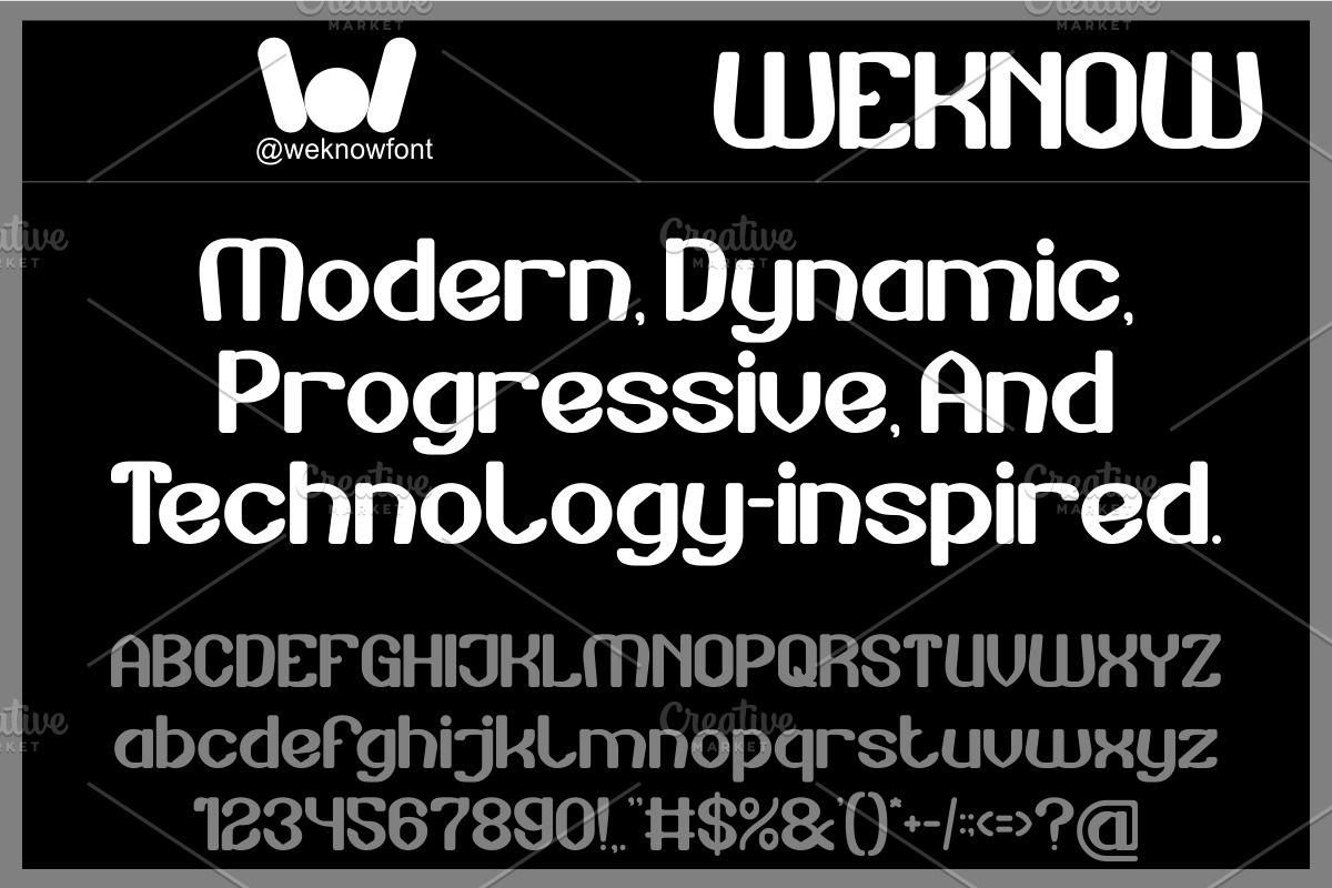 Quick Shot font, a Sans Serif Font by weknow (Photo 3 of 8)